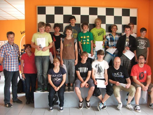 Saisonabschluss auf Kartbahn