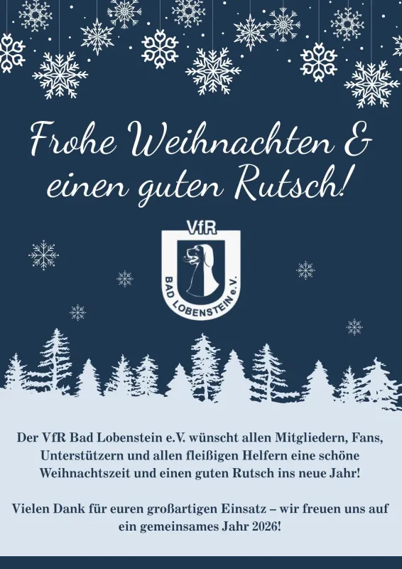 FROHES FEST und Freude auf Kommendes