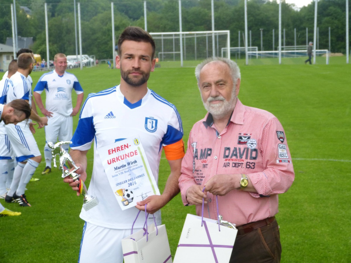 MARTIN WIRTH IST SPIELER DES JAHRES 2016