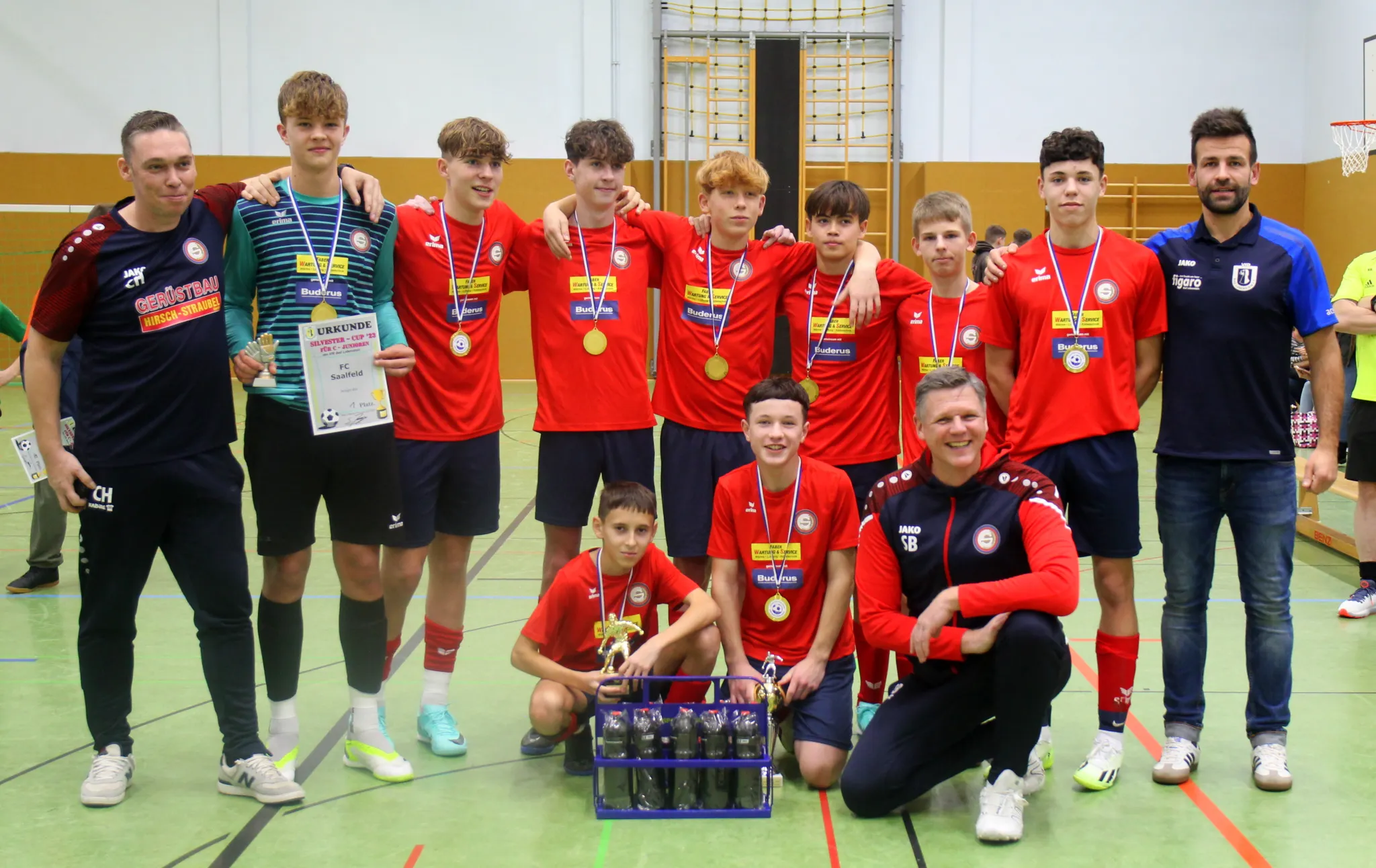 FC Saalfeld gewinnt Silvester-Cup der C-Junioren
