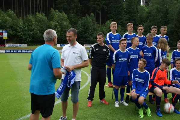 Trikotübergabe WERBUNG Röhlig